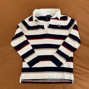 NWT Janie & Jack boys long sleeved polo